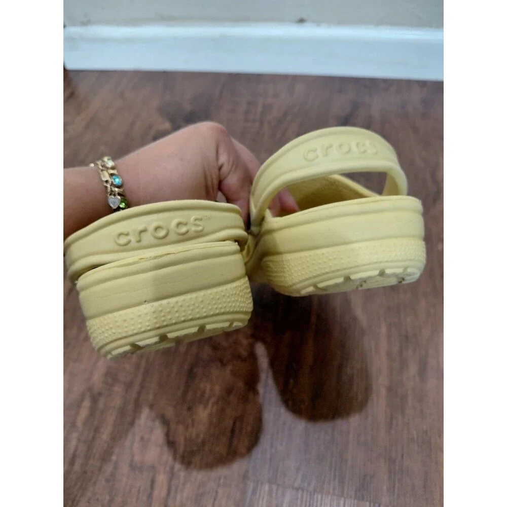 Crocs Classic Desert Grass Unisex Slip On Casual Sandal Men Sz 8 W 10